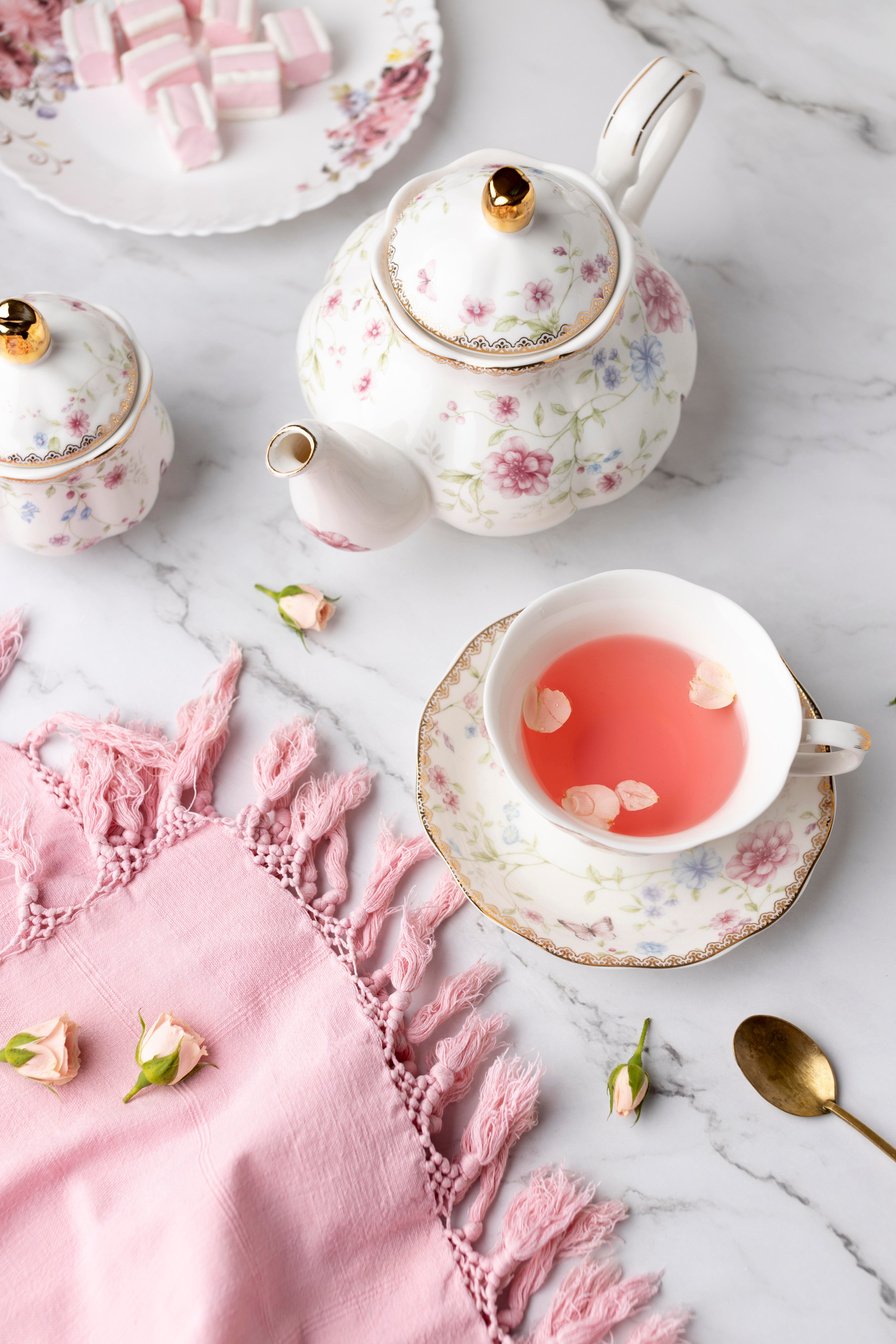 Elegant Tea Party Composition