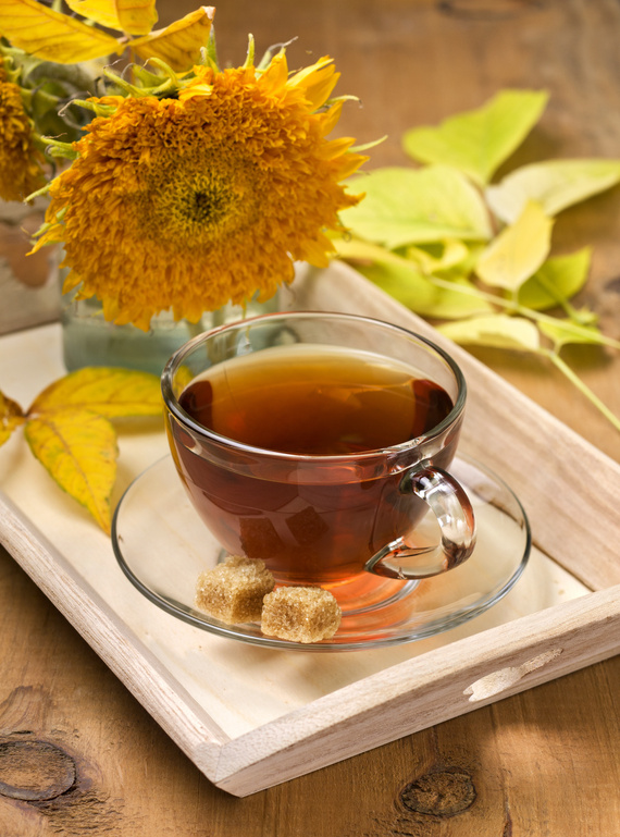 cup with tea