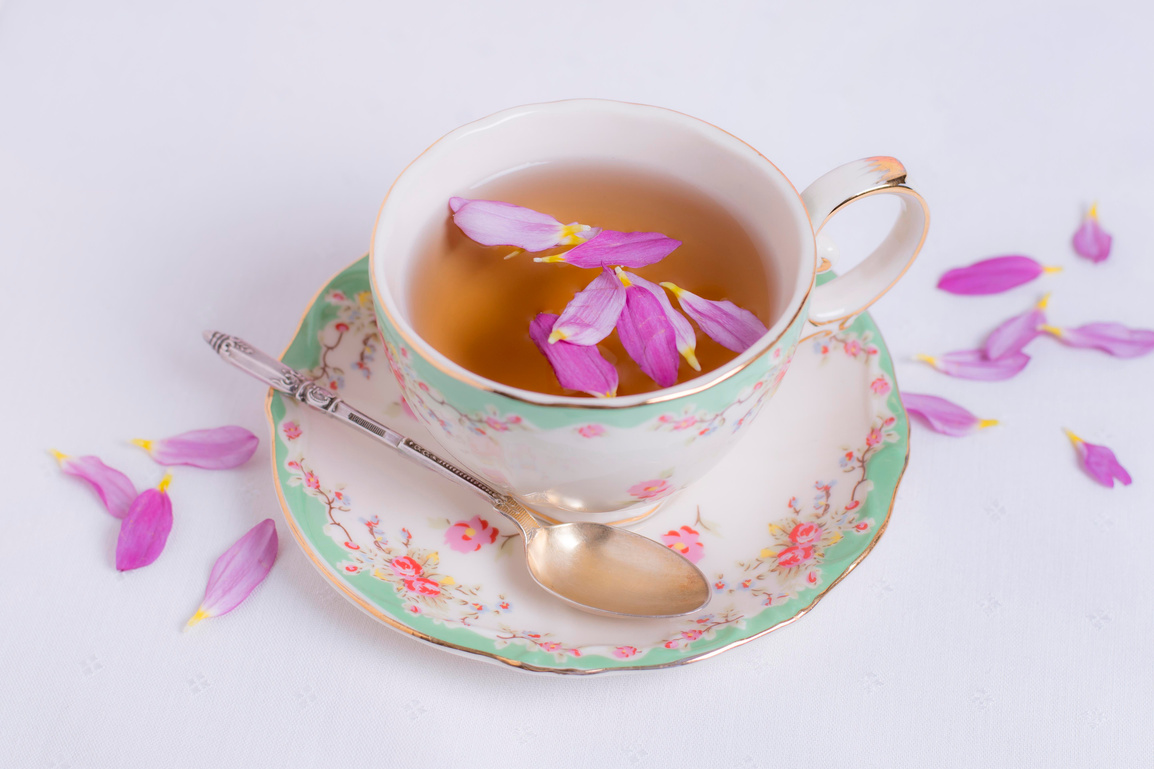 Cup of Tea with Flower